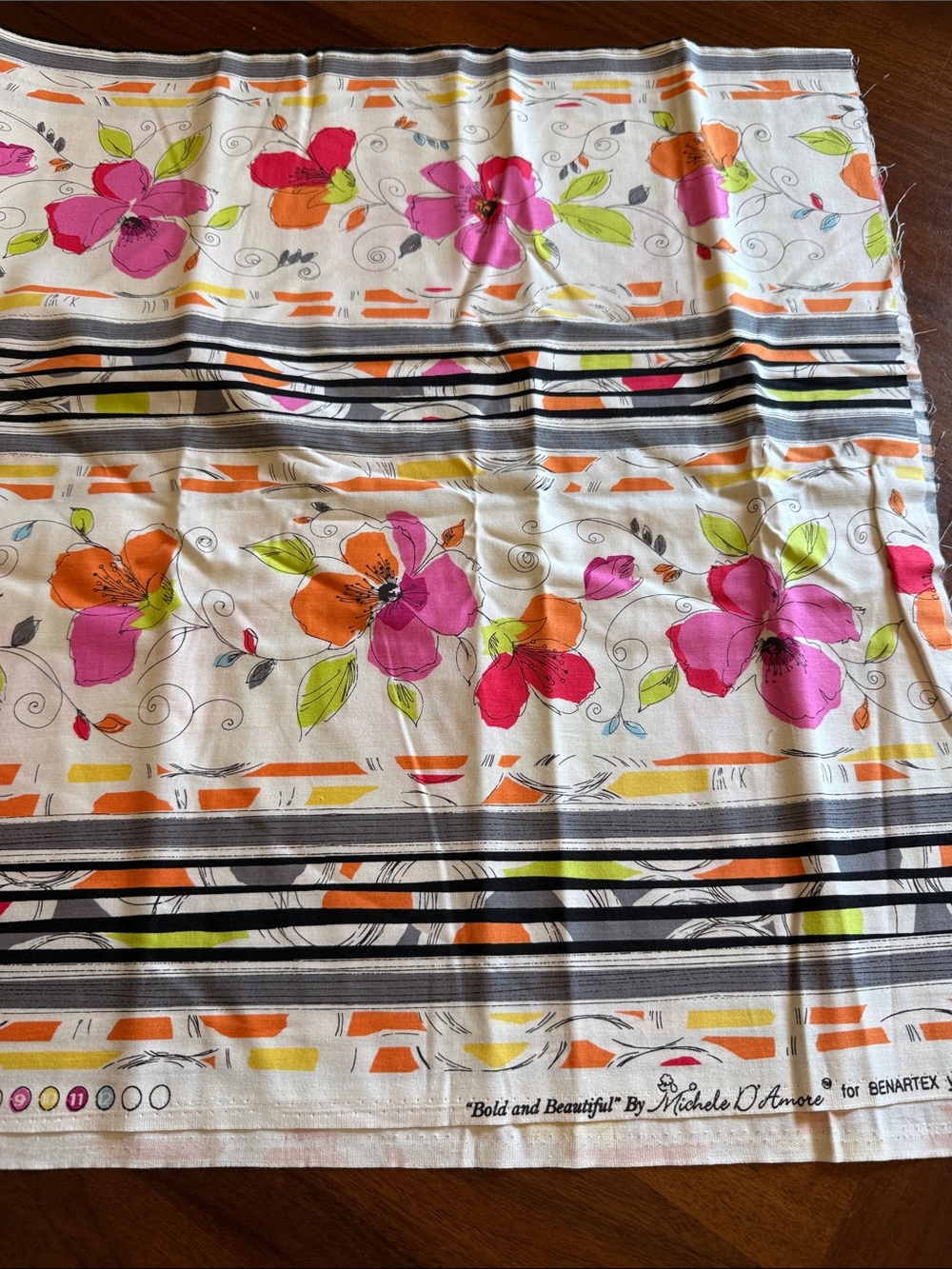 Bold and Beautiful by Michelle D’Amore for Benartex
